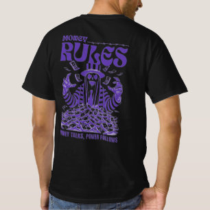 T-shirt L'argent règne – Illustration de pouvoir et de ric