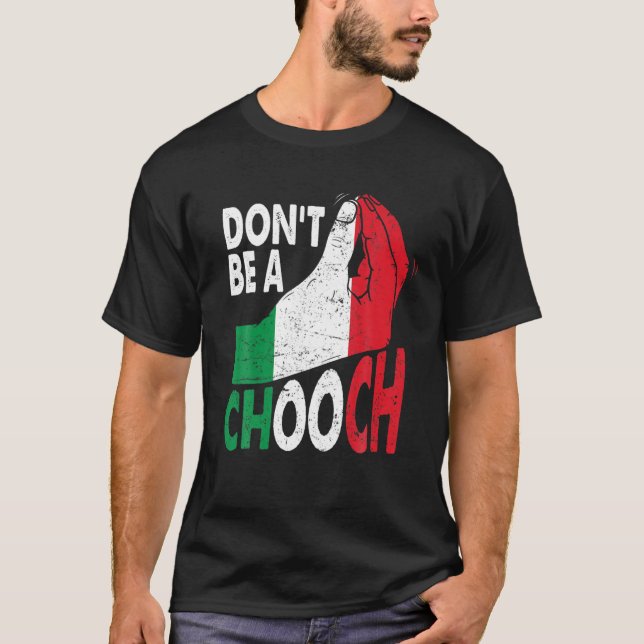 T-shirt L'argot italien ne pas être un choix drôle Italian (Devant)