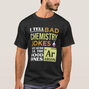 T-shirt L'argumentaire scientifique amusant sur la chimie 