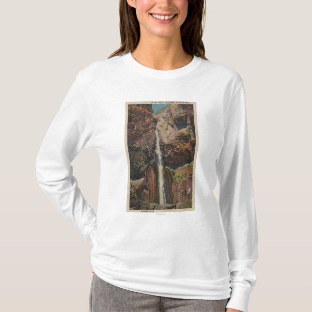 T-shirt L'Arizona - la vue du ruban tombe en canyon grand (Devant)