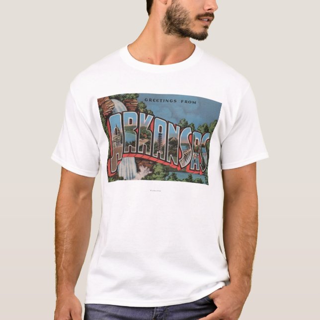 T-shirt L'Arkansas (scène de cascade) - grandes scènes de (Devant)