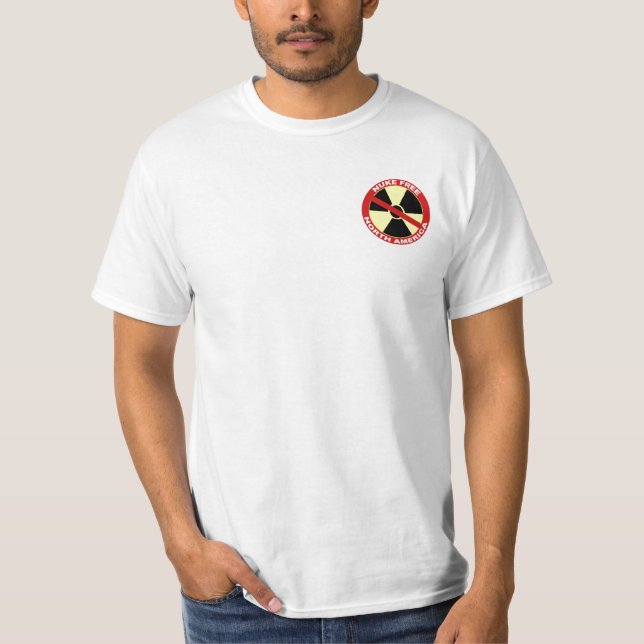T-shirt L'arme nucléaire libèrent l'Amérique du Nord (Devant)