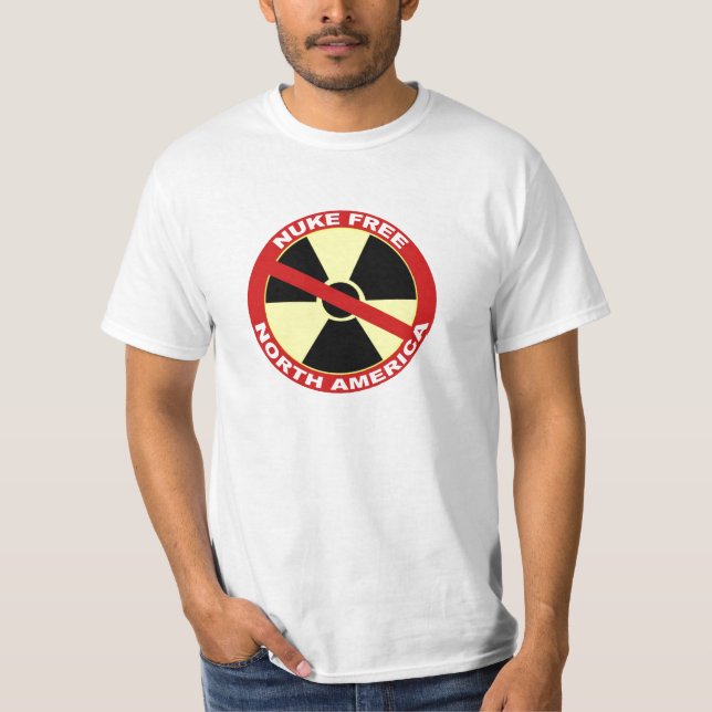 T-shirt L'arme nucléaire libèrent l'Amérique du Nord (Devant)