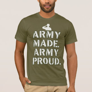T-shirt L'armée. Armée Fière.