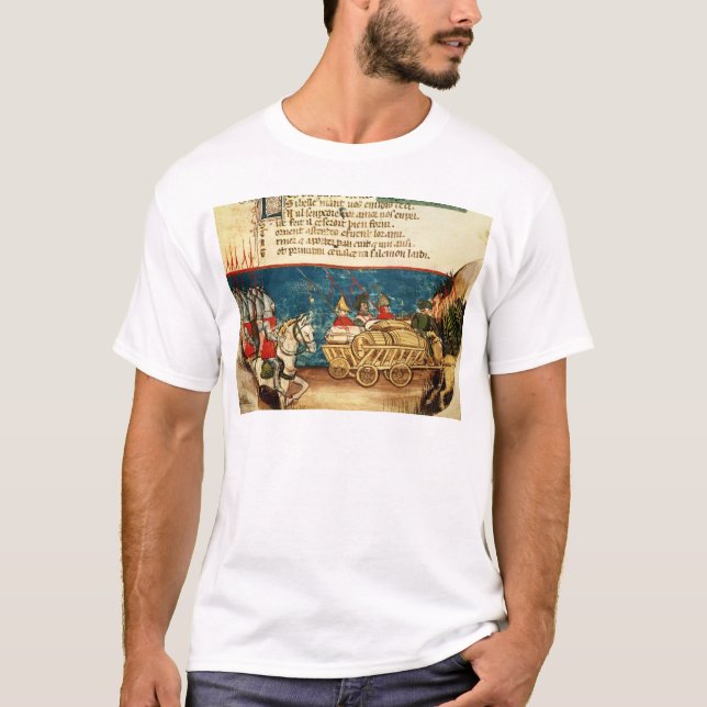 T-shirt L'armée de Charlemagne et du transport (Devant)