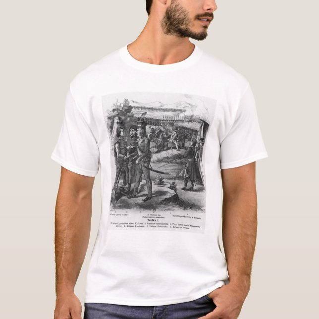 T-shirt L'armée de Tadeusz Kosciuszko, 1794 (Devant)