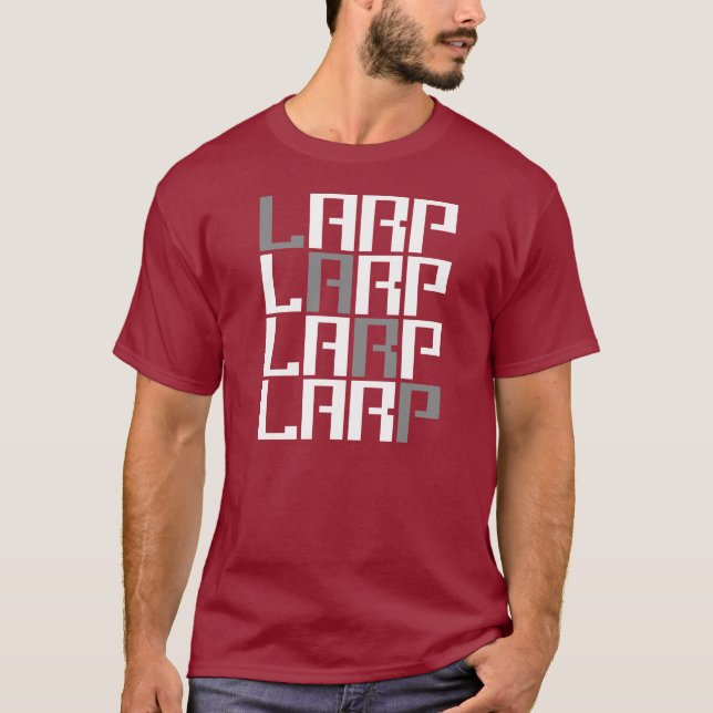 T-shirt LARP - Jeu de rôle de réel - vitesse de ballot de (Devant)
