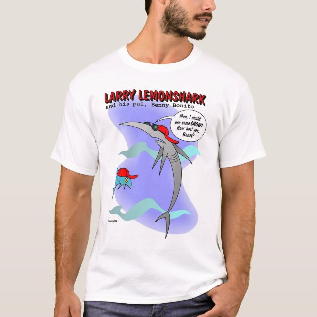T-shirt Larry Lemonshark (Devant)
