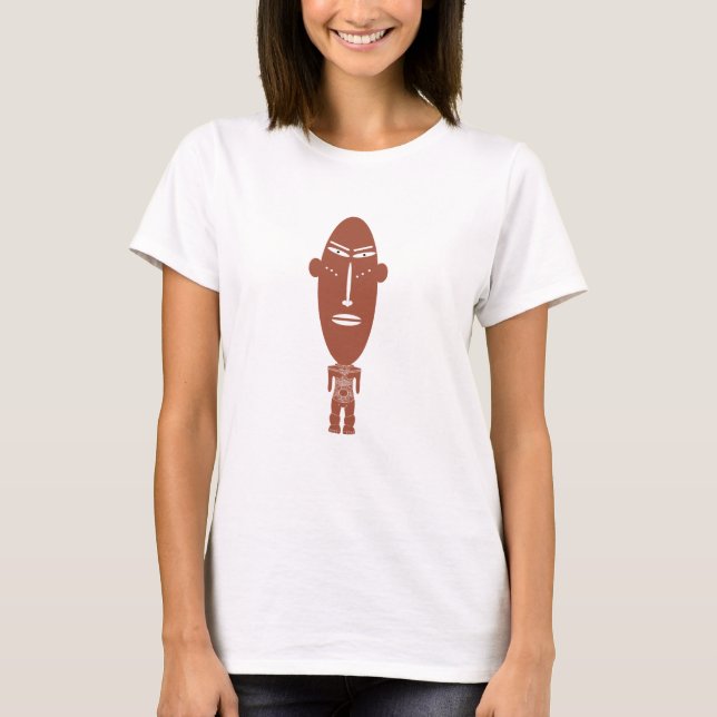 T-shirt L'art autochtone tribal africain Abstrait (Devant)