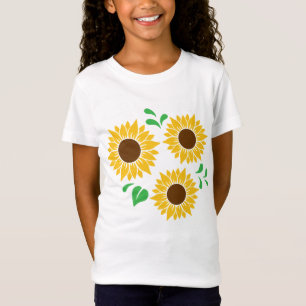 T-Shirt L'art botanique des trois tournesols