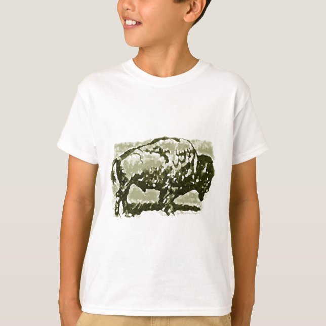 T-shirt L'art Buffalo (Devant)