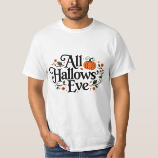 T-shirt L'art Citrouille de la veille de toutes les hirond