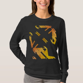 T-shirt L'art contemporain Orange Sud-Ouest semble Abstrai