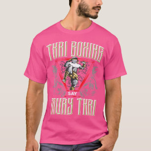 T-shirt L'Art De Huit Membres La Boxe Thaïlandaise Dit Mua