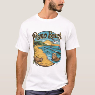 T-shirt L'art de la plage de Pismo