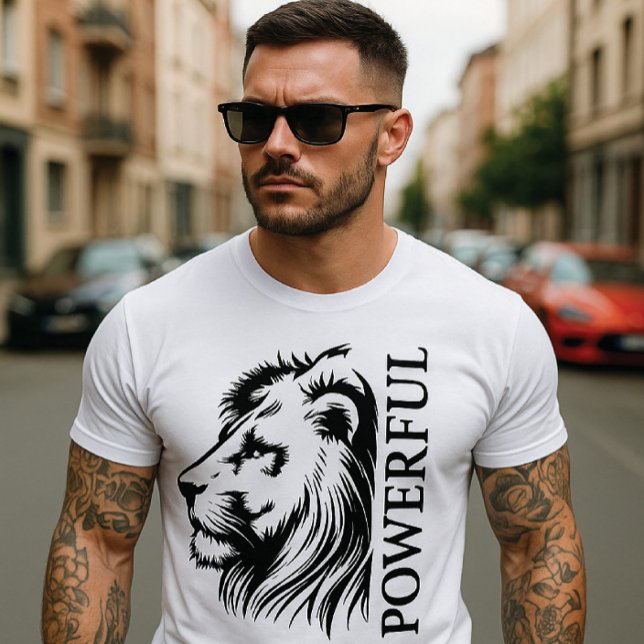 T-shirt L'art de Lion (Créateur téléchargé)