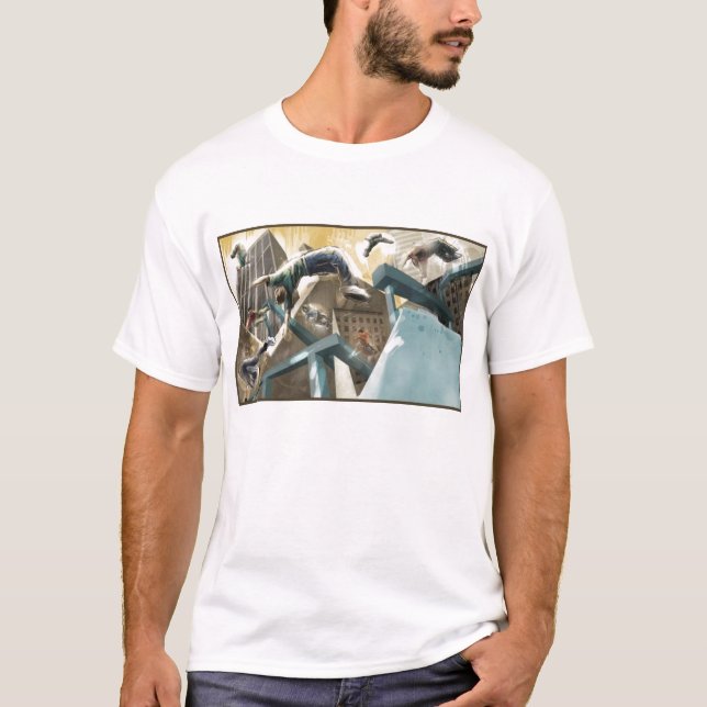 T-shirt L'art d'élevé en plein air (Devant)