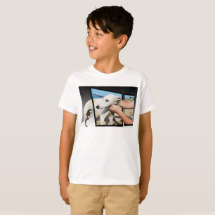T-shirt L'Art Dimensionnel Chien Blanc,