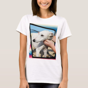 T-shirt L'Art Dimensionnel Chien Blanc,