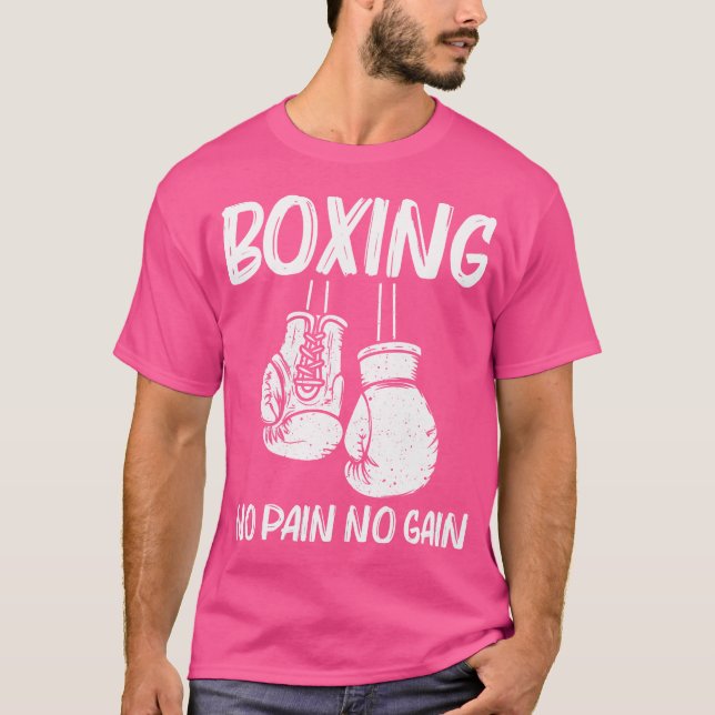 T-shirt L'Art Drôle De Boxe Pour Kickboxing Coach Boxer Ga (Devant)