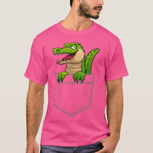 T-shirt L'Art Drôle Du Crocodile Pour L'Amoureux Du Crocod