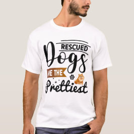 T-shirt L'art du chien positif | Devis motivationnel