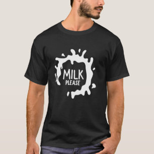 T-shirt L'art du lait drôle pour hommes femmes enfants Ver