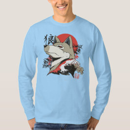 T-shirt L'art du loup japonais