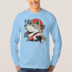 T-shirt L'art du loup japonais