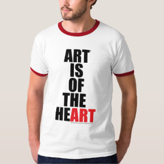 T-SHIRT L'ART EST DU COEUR