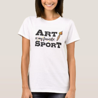 T-shirt L'art est mon sport