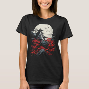 T-shirt L'art japonais Mont Fuji Amateurs du Japon Sakura 
