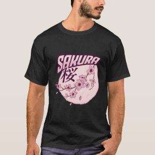 T-shirt L'Art Japonais Sakura Cherry Blossom Pour La Coupe