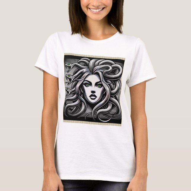 T-shirt L'art luxueux de la méduse (Devant)