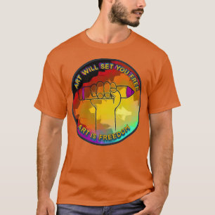 T-shirt L'art vous libère