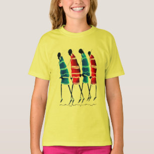 T-shirt L'artisanat audacieux masaï rencontre le style de