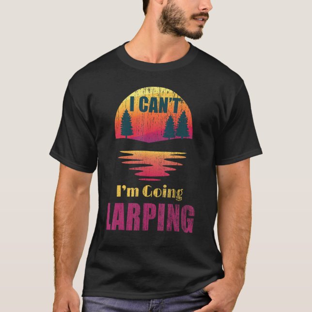 T-shirt Larves pour Larpers Retro Sunset (Devant)