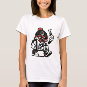 T-shirt L'As des Clubs Street Mascot — Poker Grind Crew