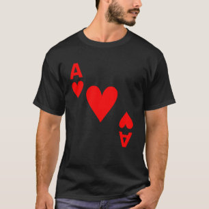T-shirt L'As Des Coeurs Pont Des Cartes Costume Halloween
