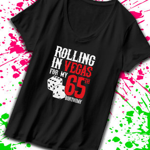 T-shirt Las Vegas 65th Birthday Party