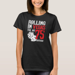 T-shirt Las Vegas 75e Birthday Party