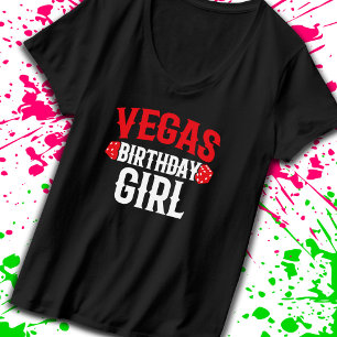 T-shirt Las Vegas Anniversaire Fête Vegas Anniversaire Fil