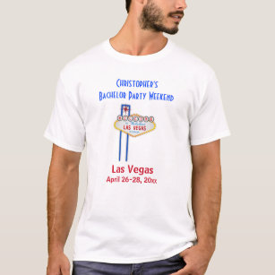 T-shirt Las Vegas Bachelor Party Week-end Voyage