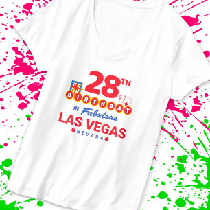 T-shirt Las Vegas Birthday Party