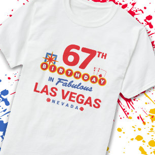 T-shirt Las Vegas Birthday Party