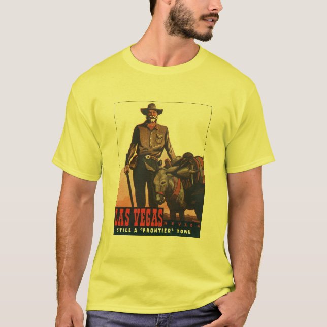 T-shirt Las Vegas Frontier Town (Devant)