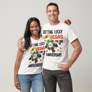 T-shirt Las Vegas Mariage Anniversaire Couple Correspondan