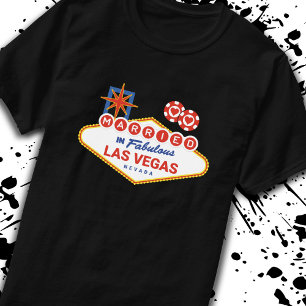 T-shirt Las Vegas Mariage - Couple marié à Las Vegas