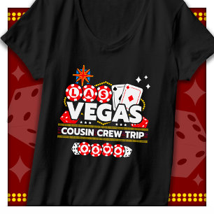 T-shirt Las Vegas Vacances Cousin Crew Las Vegas