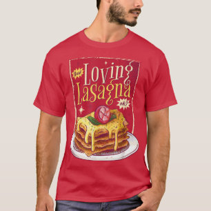 T-shirt Lasagna Cadeaux alimentaires Lasagna italien Végét